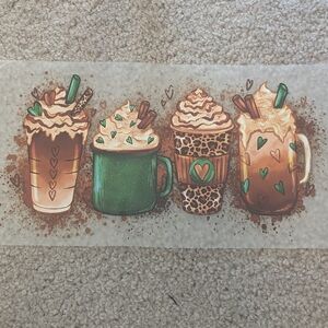 St. Patrick's Day Cups Screenprint New!